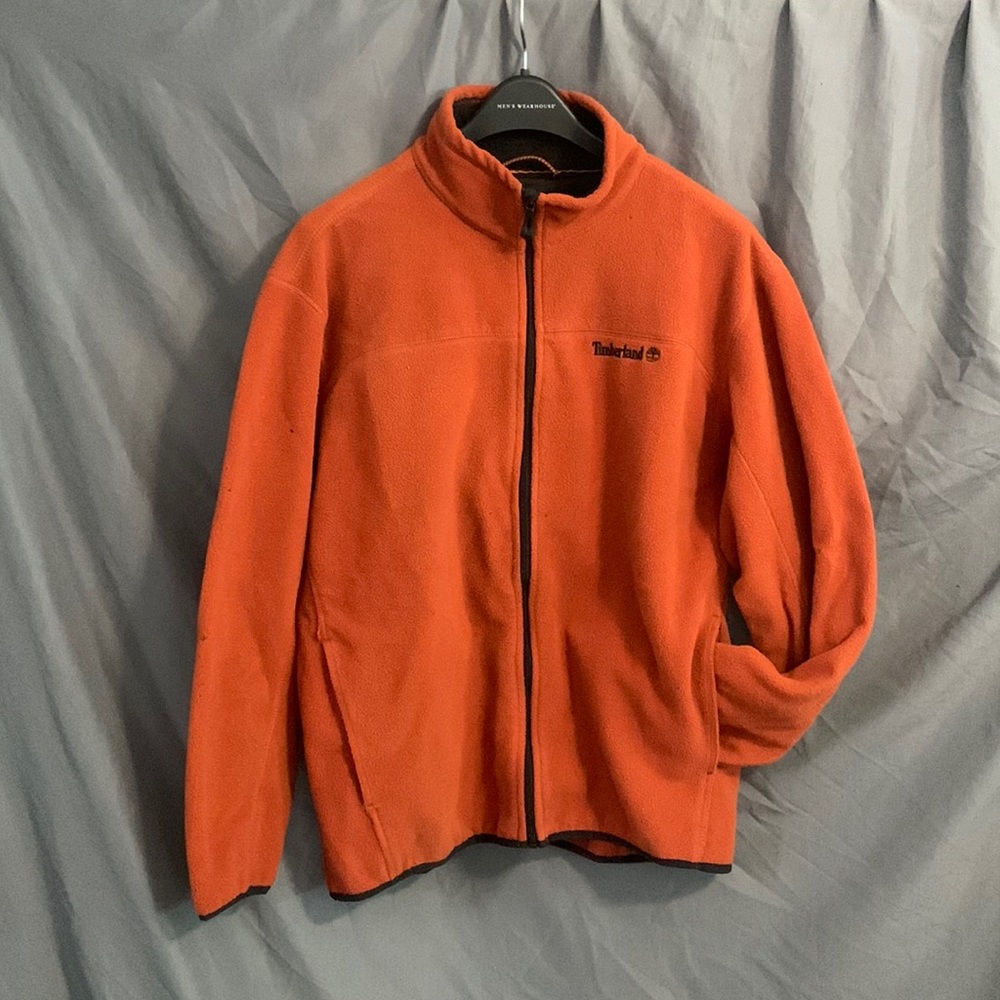 Timberland Men’s Fill Zip Fleece Jacket Size Large
